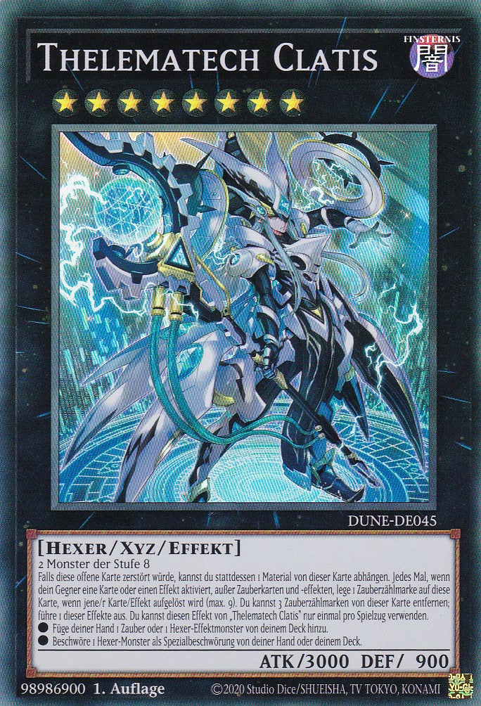 Thelematech Clatis - DUNE-DE045 - Super Rare - 1. Auflage - Deutsch - Duelist Nexus