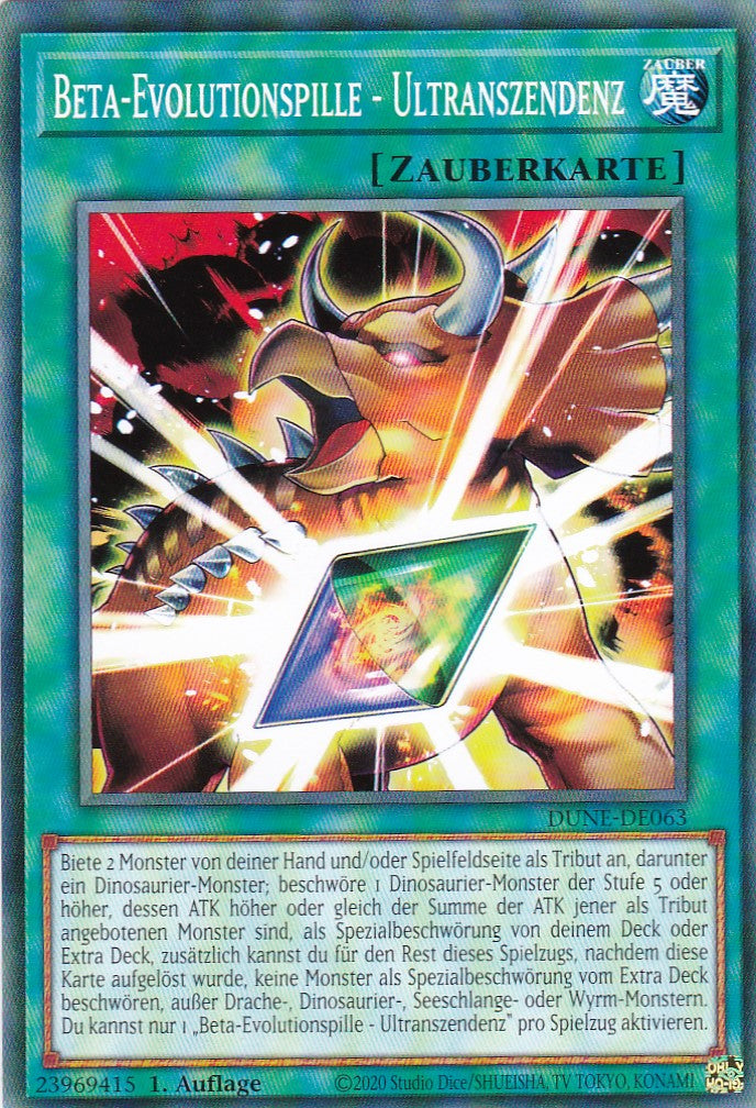 Beta-Evolutionspille - Ultranszendenz - DUNE-DE063 - Common - 1. Auflage - Deutsch - Duelist Nexus
