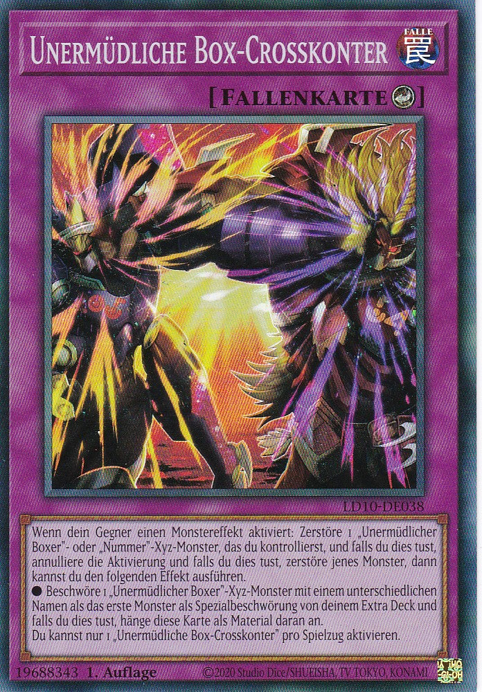 Unermüdlicher Box-Crosskonter - LD10-DE038 - Super Rare - 1. Auflage - Deutsch - Legendary Duelists: Soulburning Volcano