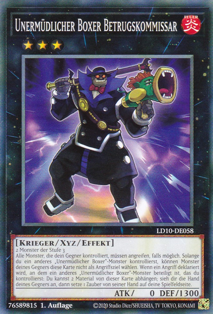 Unermüdlicher Boxer Bleichjoch - LD10-DE057 - Rare - 1. Auflage - Deutsch - Legendary Duelists: Soulburning Volcano
