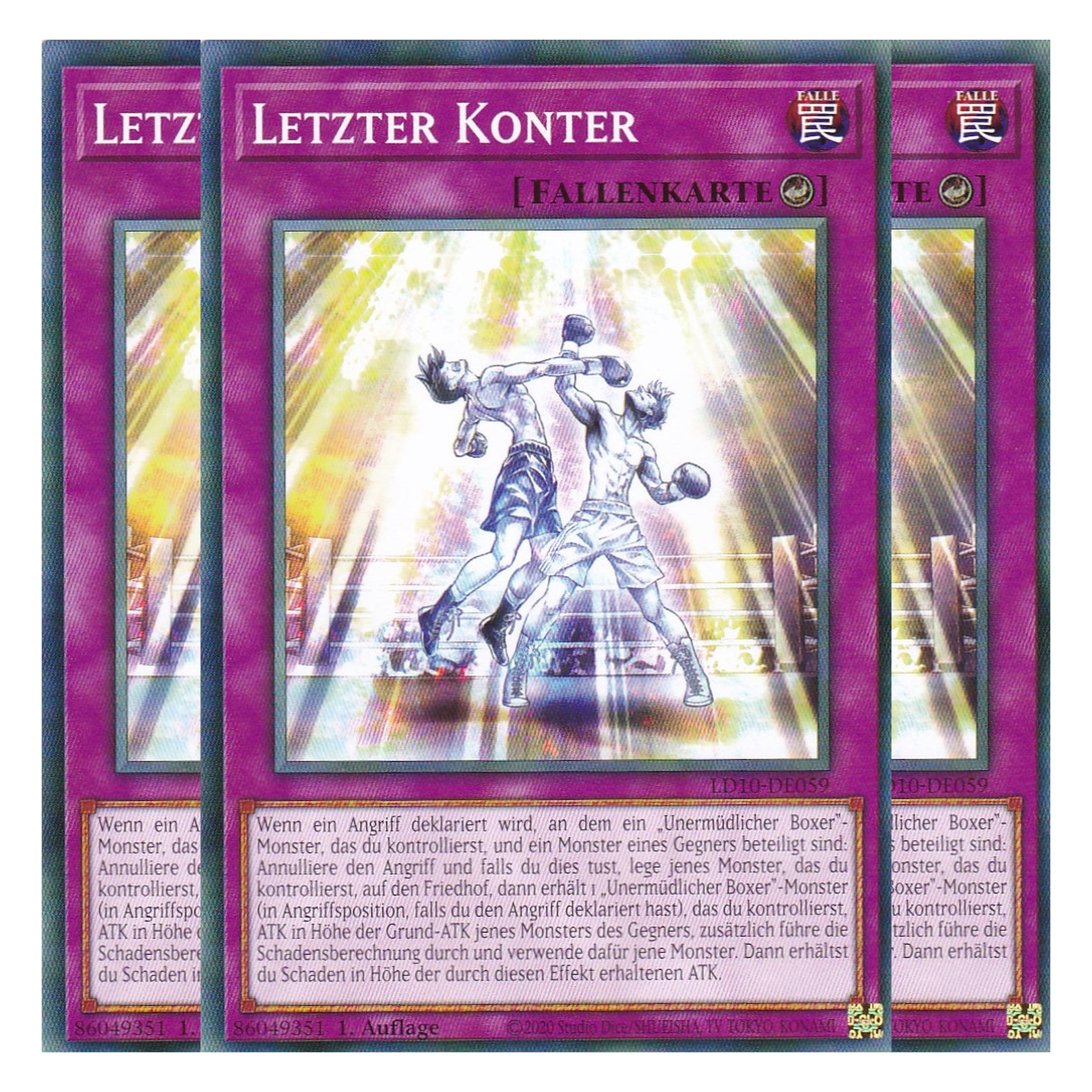 Letzter Konter - LD10-DE059 - Common - Deutsch - 1. Auflage - Legendary Duelists: Soulburning Volcano - Playset (3 Kopien)
