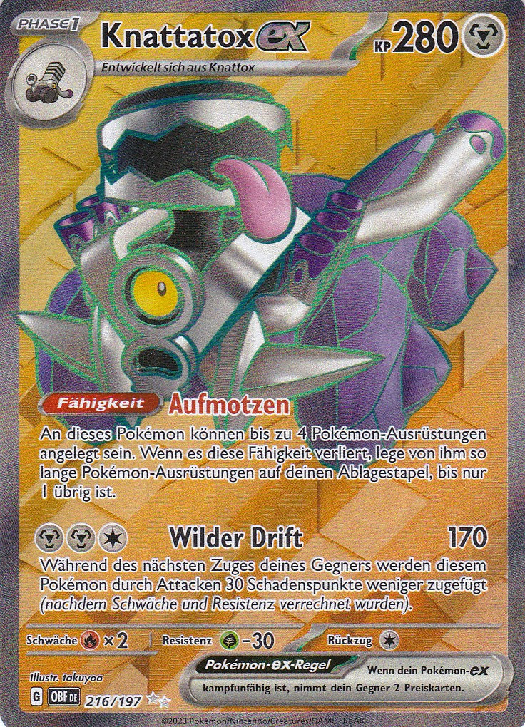 216 197 pokemon card Vrombotor Ex 216/197 Attack 1 Revaroom ex Full Art 216/197