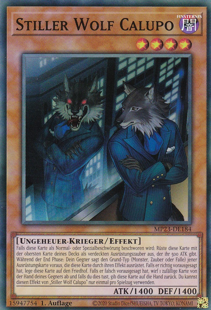 Stiller Wolf Calupo - MP23-DE184 - Super Rare - 1. Auflage - Deutsch - 25th Anniversary Tin: Dueling Heroes