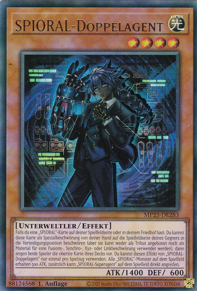 SPIORAL-Doppelagent - MP23-DE283 - Ultra Rare - 1. Auflage - Deutsch - 25th Anniversary Tin: Dueling Heroes