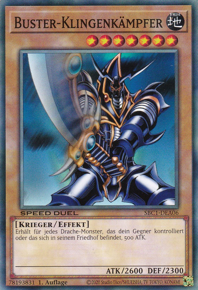 Buster-Klingenkämpfer - SBC1-DEA06 - Common - 1. Auflage - Deutsch - Speed Duel: Streets of Battle City