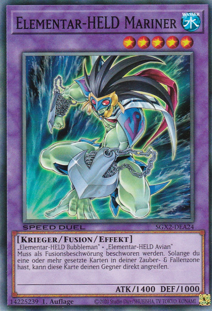 Elementar-HELD Mariner - SGX2-DEA24 - Common - Deutsch - 1. Auflage - Speed Duel GX: Midterm Paradox