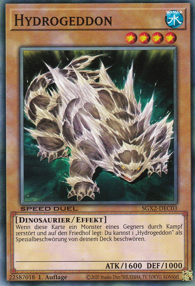 Hydrogeddon - SGX2-DEC03 - Common - Deutsch - 1. Auflage - Speed Duel GX: Midterm Paradox