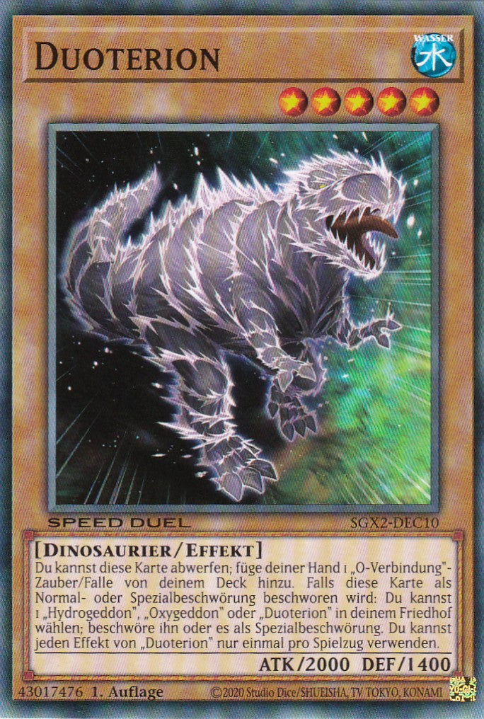 Duoterion - SGX2-DEC10 - Common - Deutsch - 1. Auflage - Speed Duel GX: Midterm Paradox