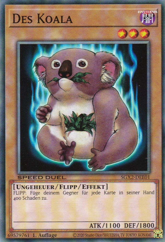 Des Koala - SGX2-DEE01 - Common - Deutsch - 1. Auflage - Speed Duel GX: Midterm Paradox