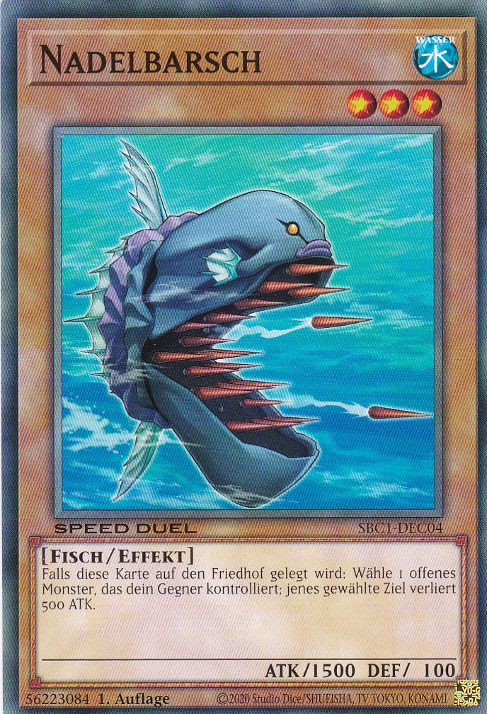 Nadelbarsch - SBC1-DEC04 - Common - 1. Auflage - Deutsch - Speed Duel: Streets of Battle City