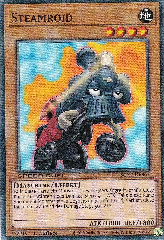 Steamroid - SGX2-DEB03 - Common - Deutsch - 1. Auflage - Speed Duel GX: Midterm Paradox