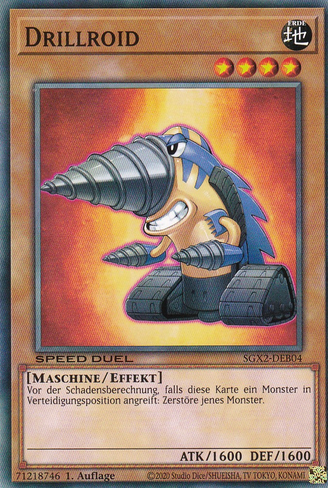Drillroid - SGX2-DEB04 - Common - Deutsch - 1. Auflage - Speed Duel GX: Midterm Paradox