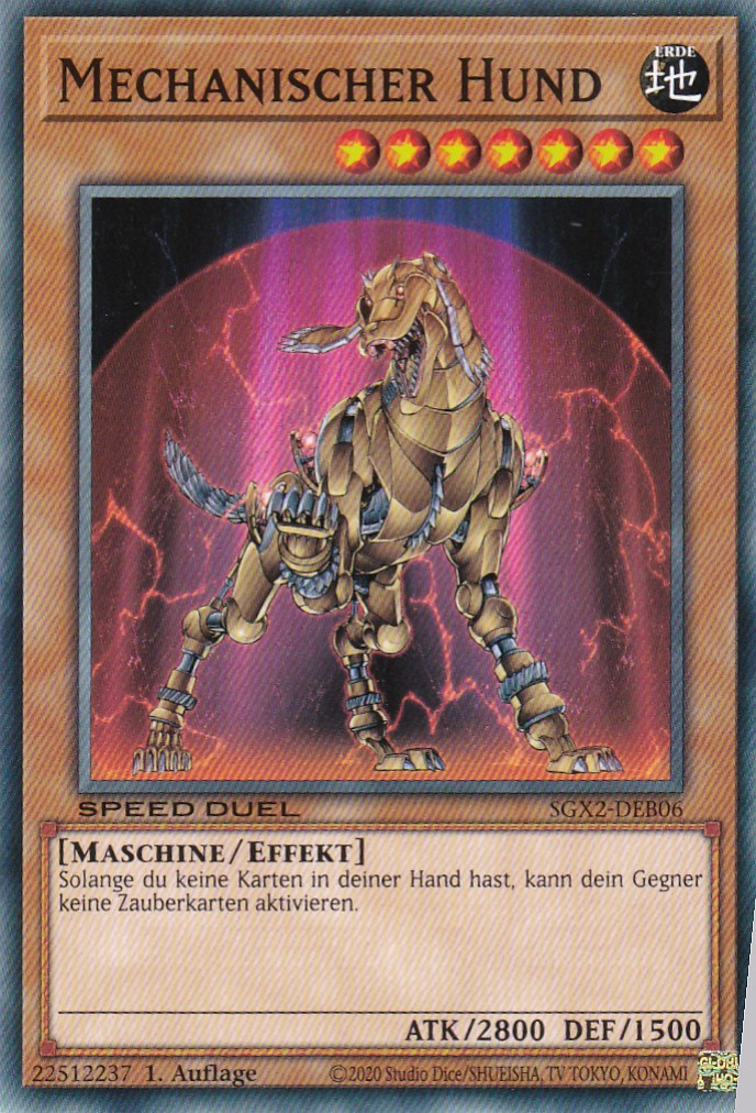Mechanischer Hund - SGX2-DEB06 - Common - Deutsch - 1. Auflage - Speed Duel GX: Midterm Paradox