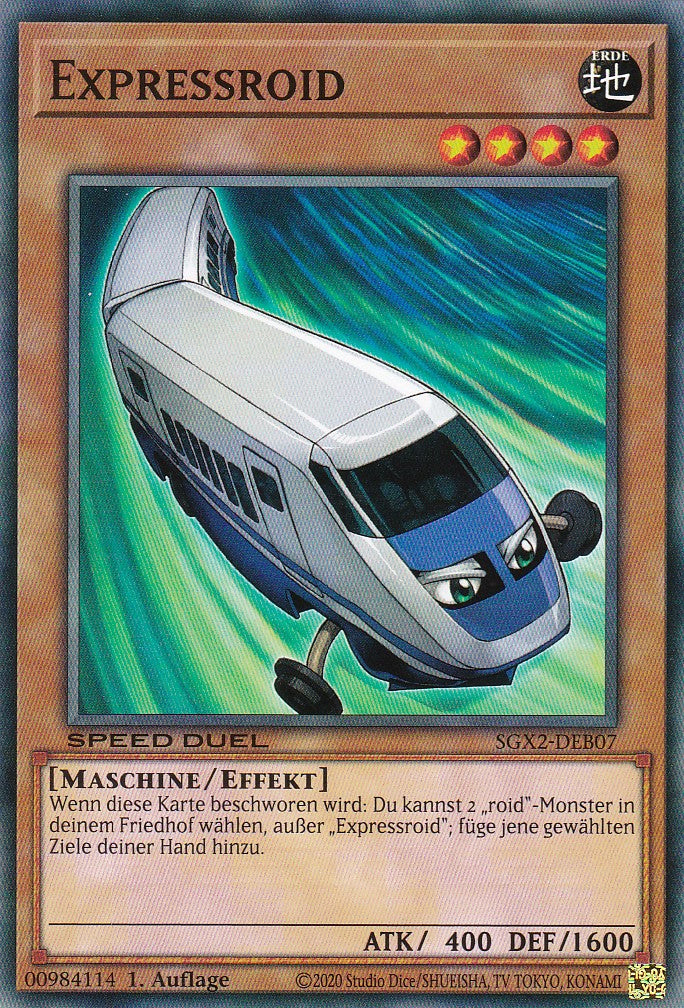 Expressroid - SGX2-DEB07 - Common - Deutsch - 1. Auflage - Speed Duel GX: Midterm Paradox