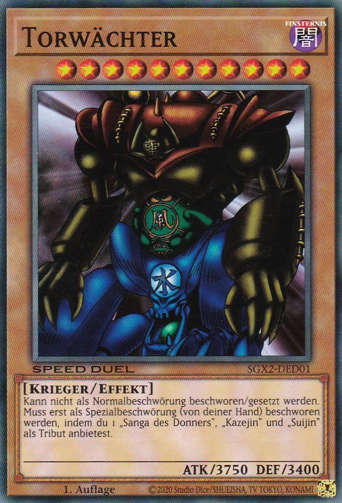 Torwächter - SGX2-DED01 - Common - Deutsch - 1. Auflage - Speed Duel GX: Midterm Paradox