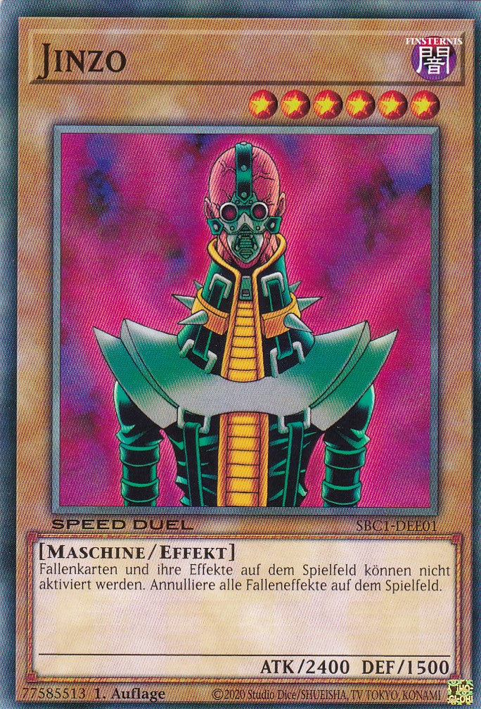 Jinzo - SBC1-DEE01 - Common - 1. Auflage - Deutsch - Speed Duel: Streets of Battle City