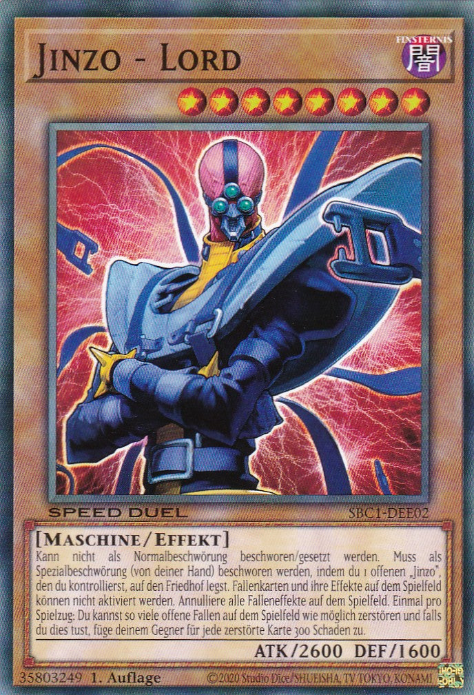 Jinzo - Lord - SBC1-DEE02 - Common - 1. Auflage - Deutsch - Speed Duel: Streets of Battle City