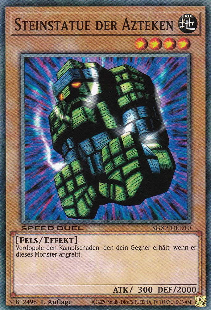 Steinstatue Der Azteken - SGX2-DED10 - Common - Deutsch - 1. Auflage - Speed Duel GX: Midterm Paradox