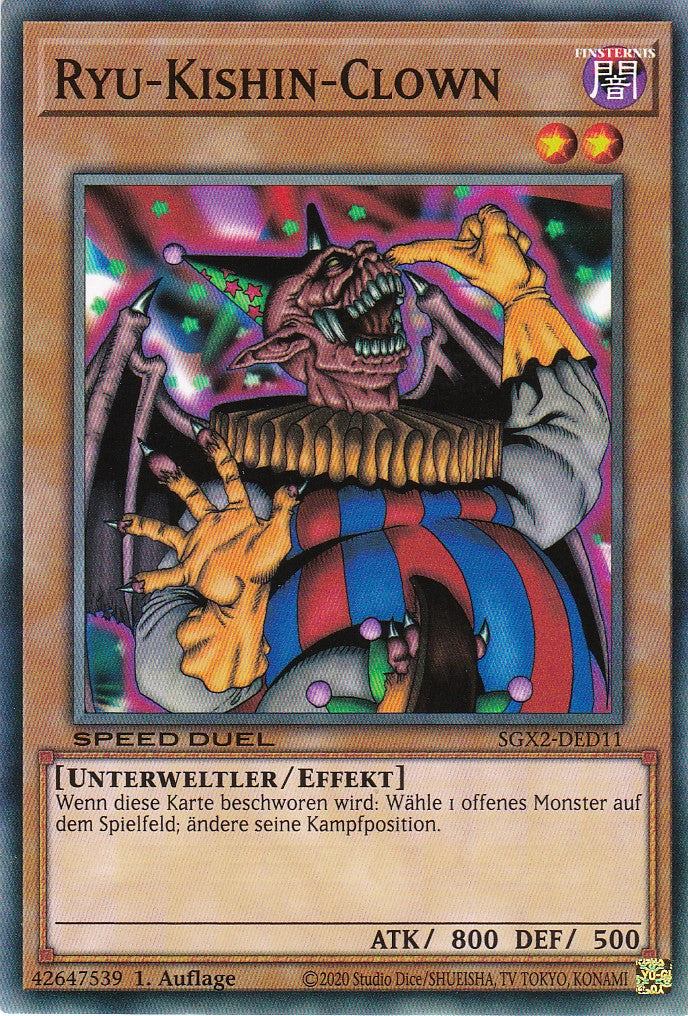 Ryu-Kishin Clown - SGX2-DED11 - Common - Deutsch - 1. Auflage - Speed Duel GX: Midterm Paradox