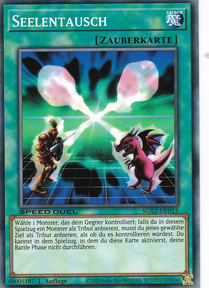 Seelentausch - SGX2-DED15 - Common - Deutsch - 1. Auflage - Speed Duel GX: Midterm Paradox