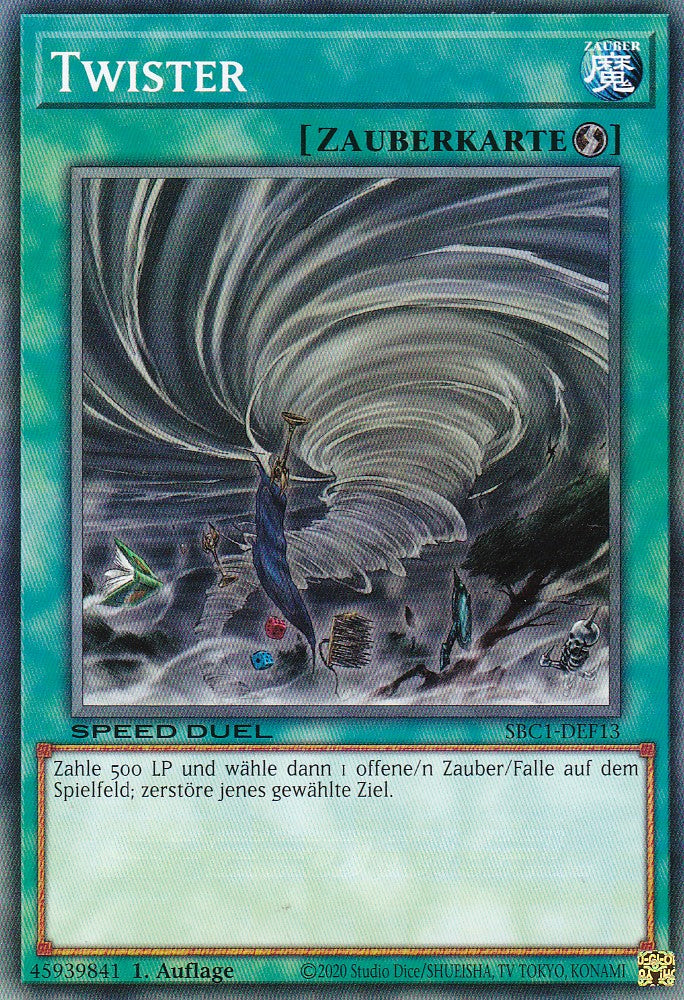 Twister - SBC1-DEF13 - Common - 1. Auflage - Deutsch - Speed Duel: Streets of Battle City