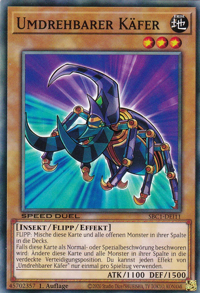 Umdrehbarer Käfer - SBC1-DEI11 - Common - 1. Auflage - Deutsch - Speed Duel: Streets of Battle City