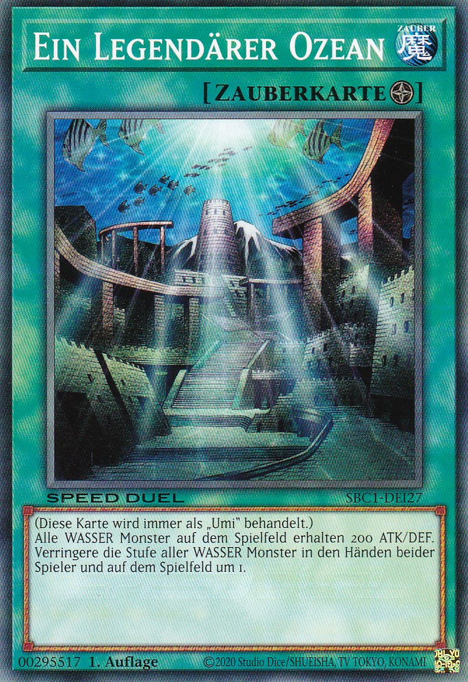 Ein Legendärer Ozean - SBC1-DEI27 - Common - 1. Auflage - Deutsch - Speed Duel: Streets of Battle City