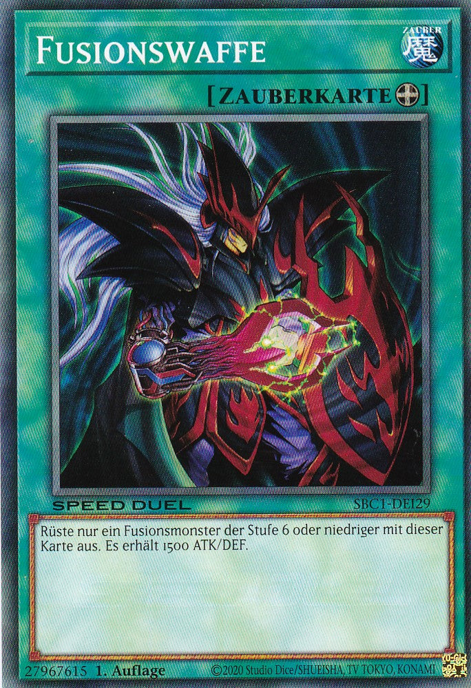 Fusionswaffe - SBC1-DEI29 - Common - 1. Auflage - Deutsch - Speed Duel: Streets of Battle City