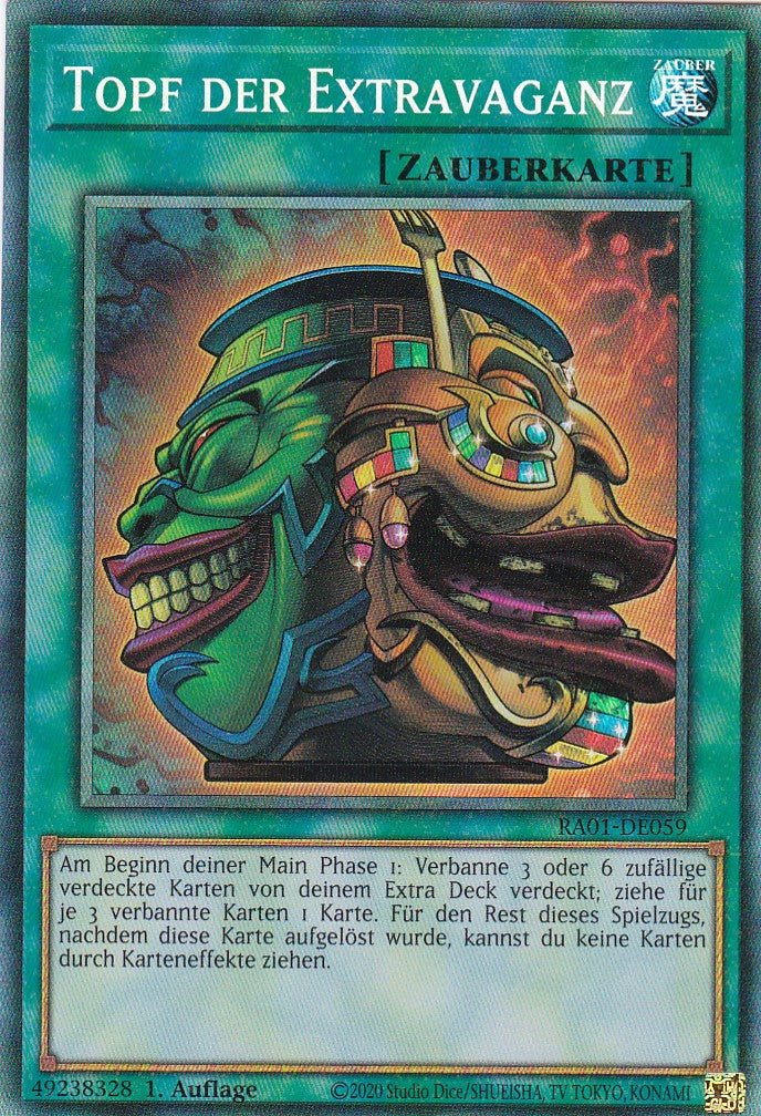 Topf der Extravaganz - RA01-DE059 - Collectors Rare - 1. Auflage - Deutsch - Einzelkarten aus: 25th Anniversary Rarity Collection
