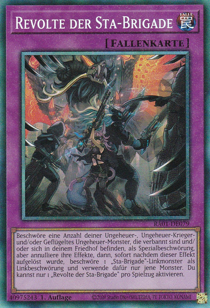 Revolte der Sta-Brigade - RA01-DE079 - Collectors Rare - 1. Auflage - Deutsch - Einzelkarten aus: 25th Anniversary Rarity Collection