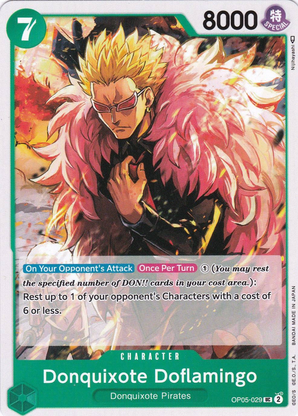 Donquixote Doflamingo (OP05-029) - Uncommon - Awakening of the New