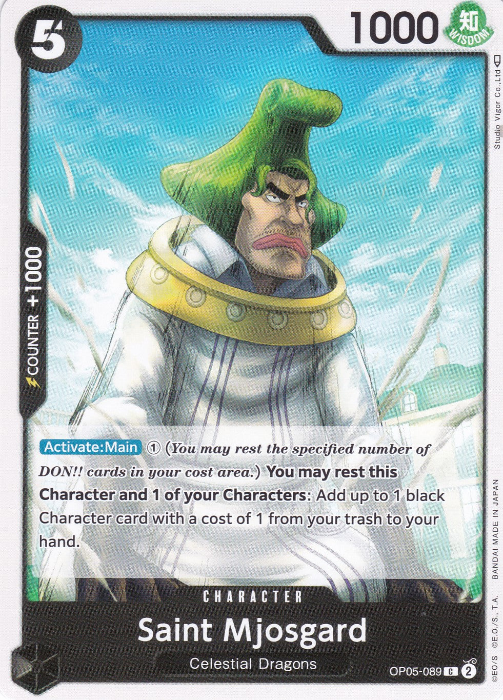 Saint Mjosgard (OP05-089) - Common - Awakening of the New