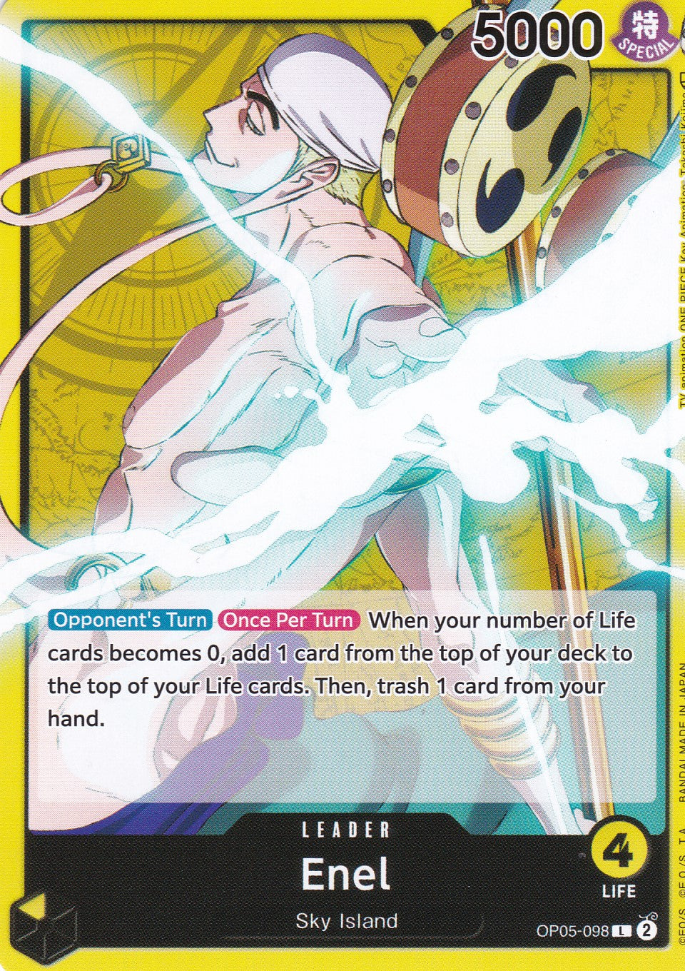 Enel (OP05-098) (V.1) - Leader - Awakening of the New