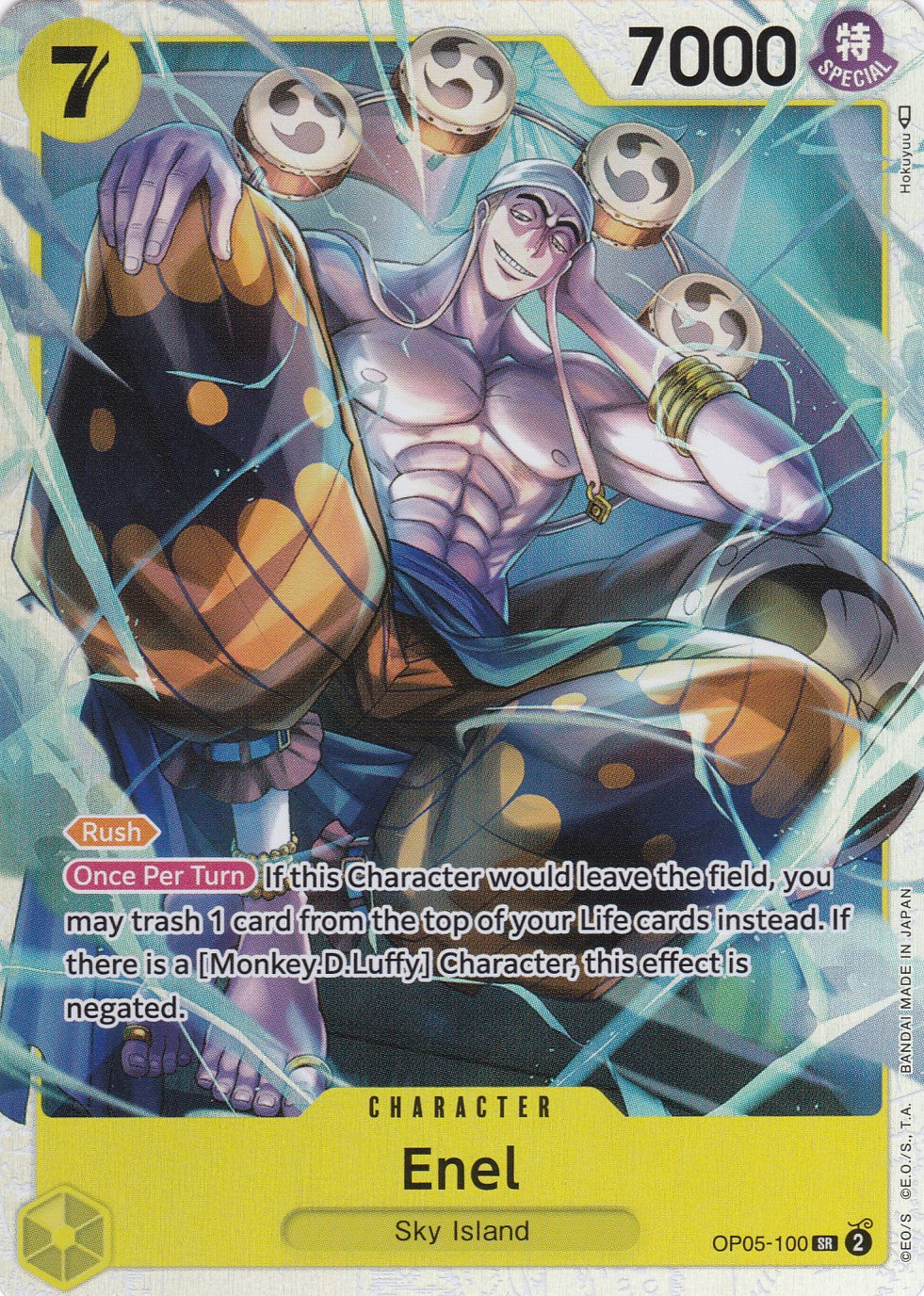 Enel (OP05-100) (V.1) - Super Rare - Awakening of the New