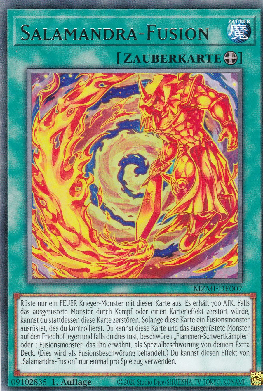 Salamandra-Fusion - MZMI-DE007 - Rare - 1. Auflage - Rare - Maze of Millennia