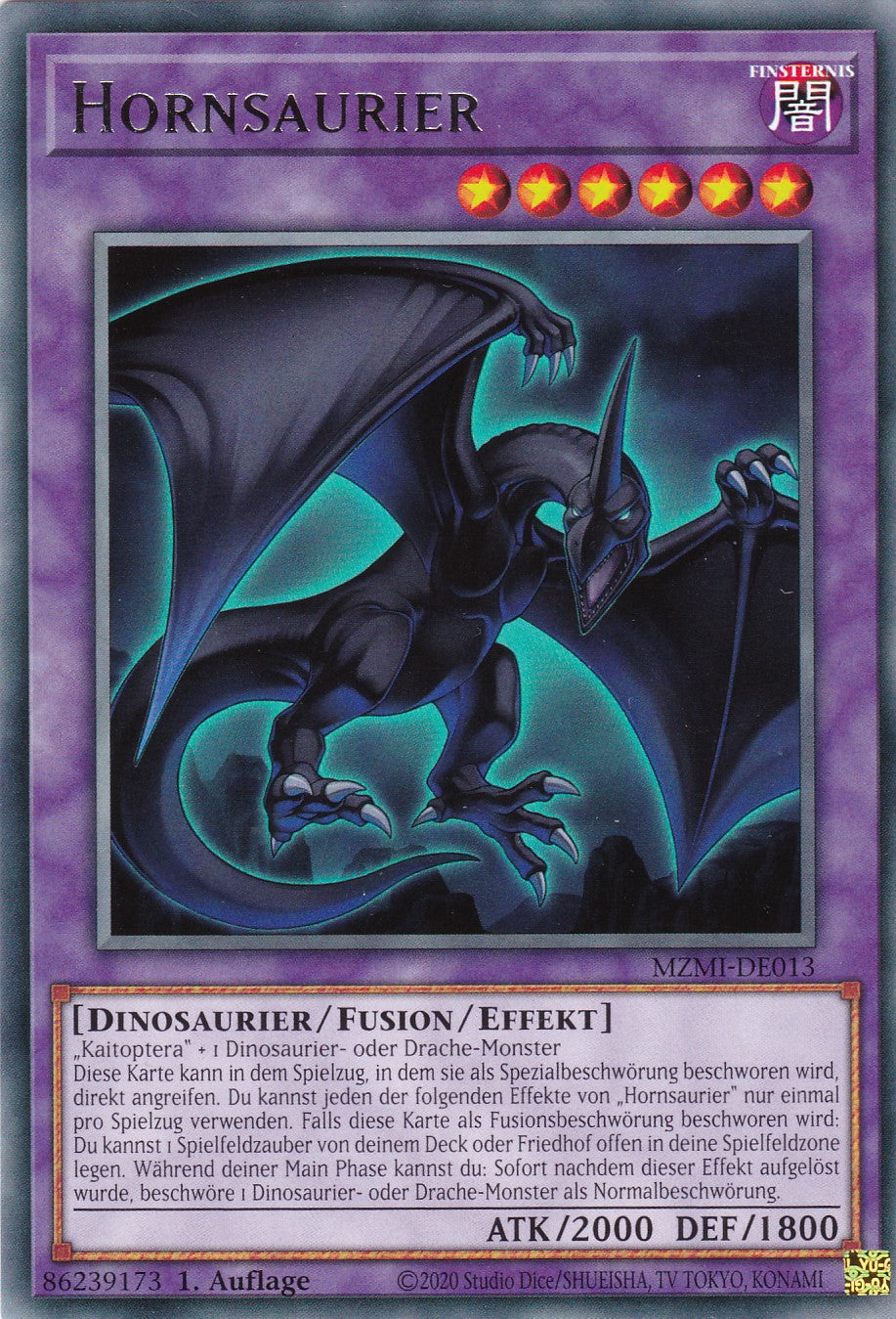 Hornsaurier - MZMI-DE013 - Rare - 1. Auflage - Rare - Maze of Millennia