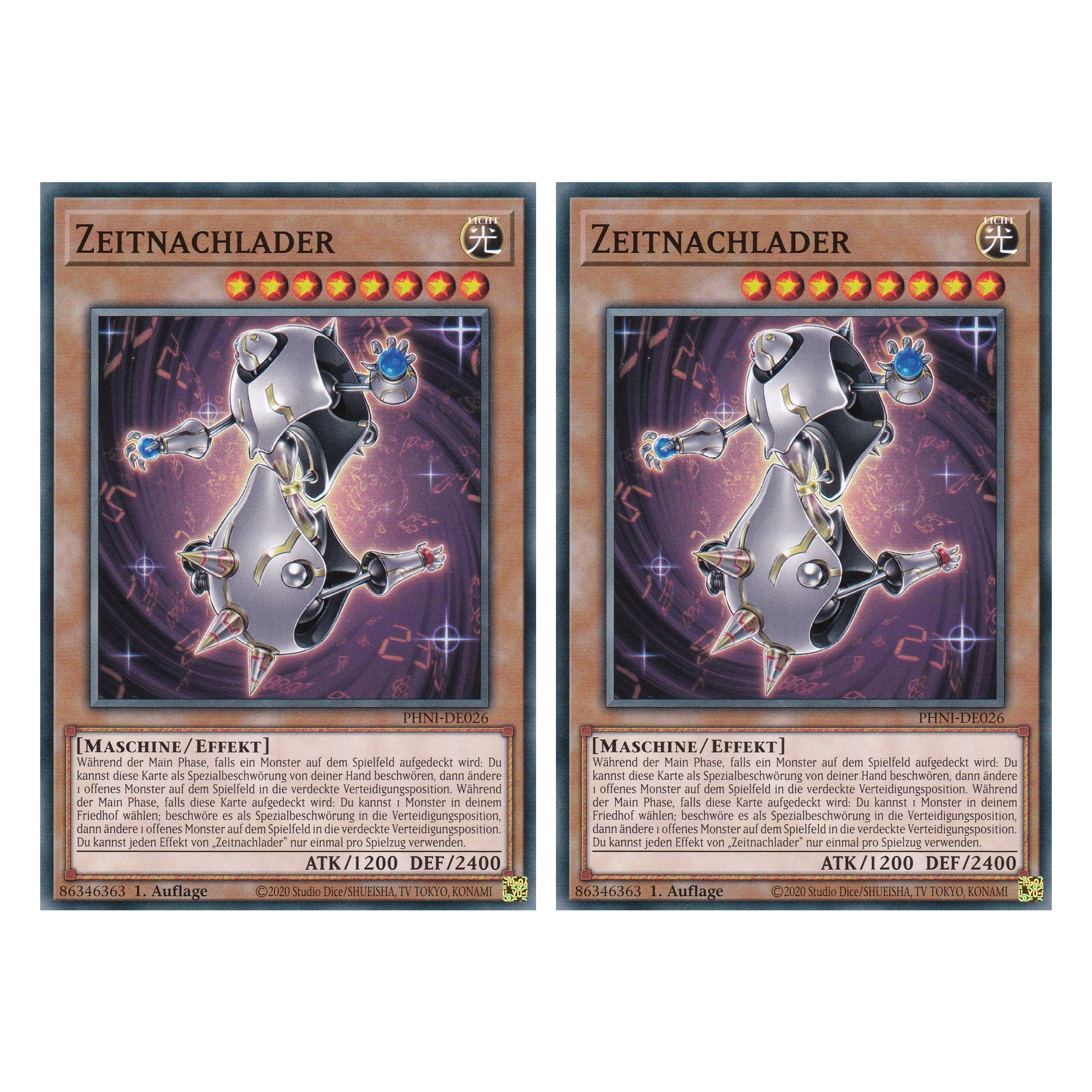 Zeitnachlader - PHNI-DE026 - Common - Deutsch - 1. Auflage - Phantom Nightmare - Duo Set (2 Stück) - Yu-Gi-Oh!