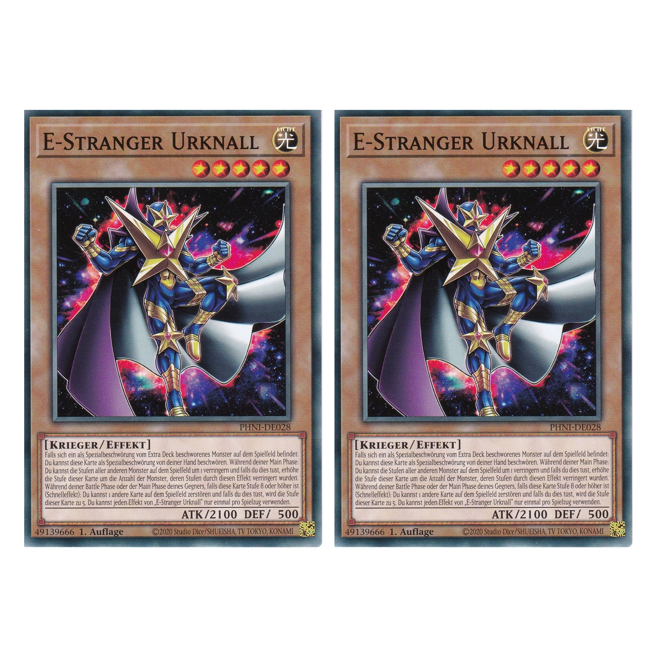 E - Stranger Urknall - PHNI-DE028 - Common - Deutsch - 1. Auflage - Phantom Nightmare - Duo Set (2 Stück) - Yu-Gi-Oh!