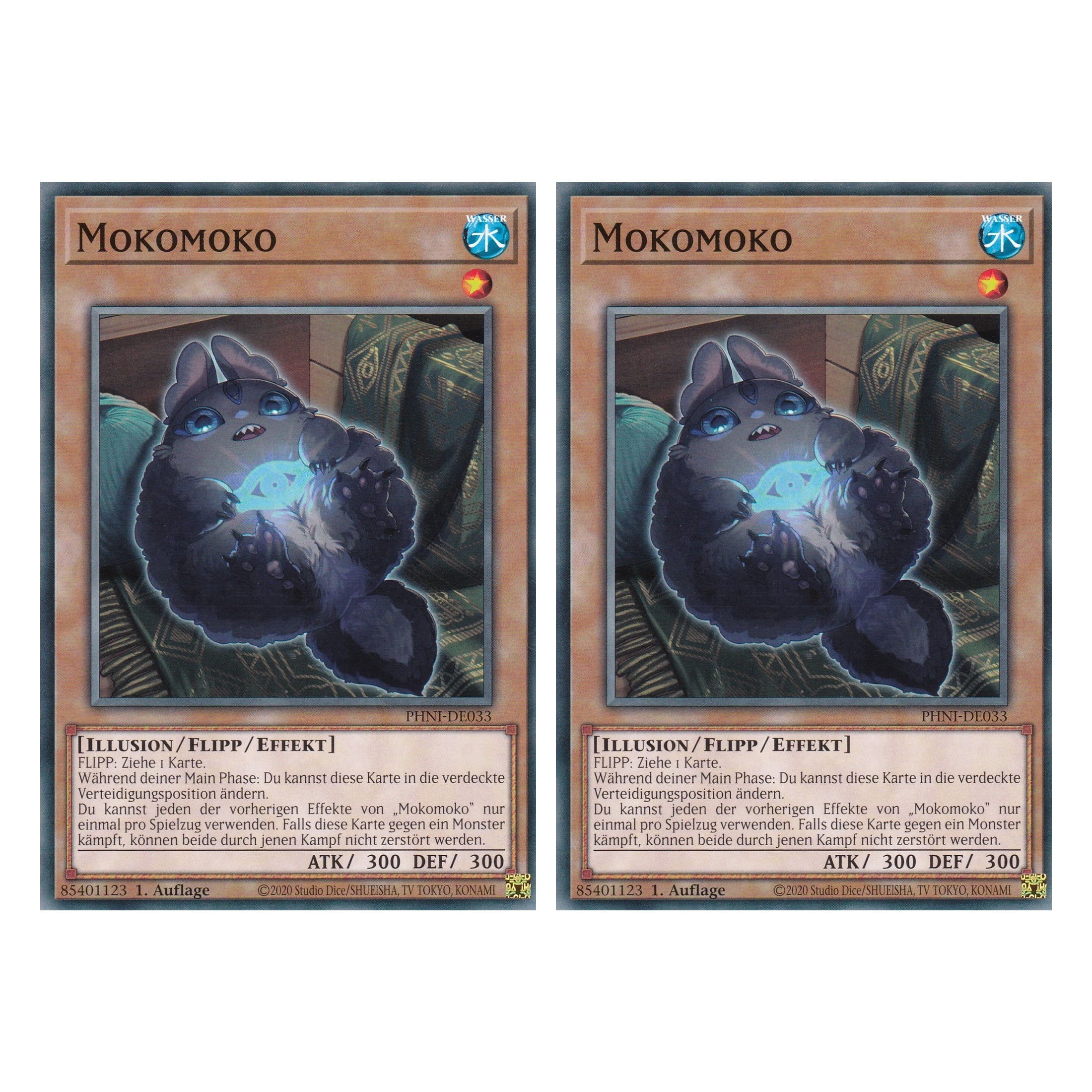 Mokomoko - PHNI-DE033 - Common - Deutsch - 1. Auflage - Phantom Nightmare - Duo Set (2 Stück) - Yu-Gi-Oh!