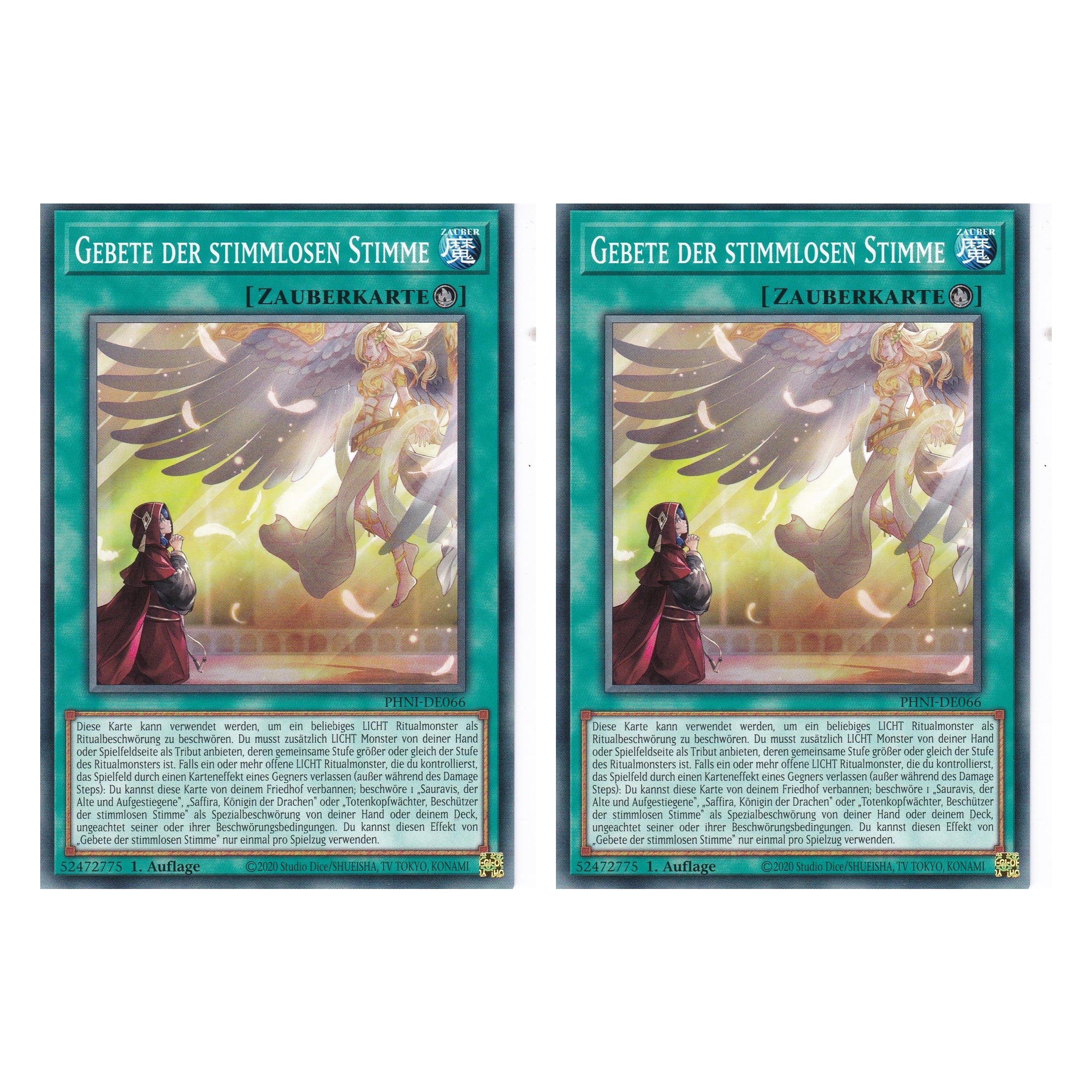 Gebete der Stimmlosen Stimme - PHNI-DE066 - Common - Deutsch - 1. Auflage - Phantom Nightmare - Duo Set (2 Stück) - Yu-Gi-Oh!