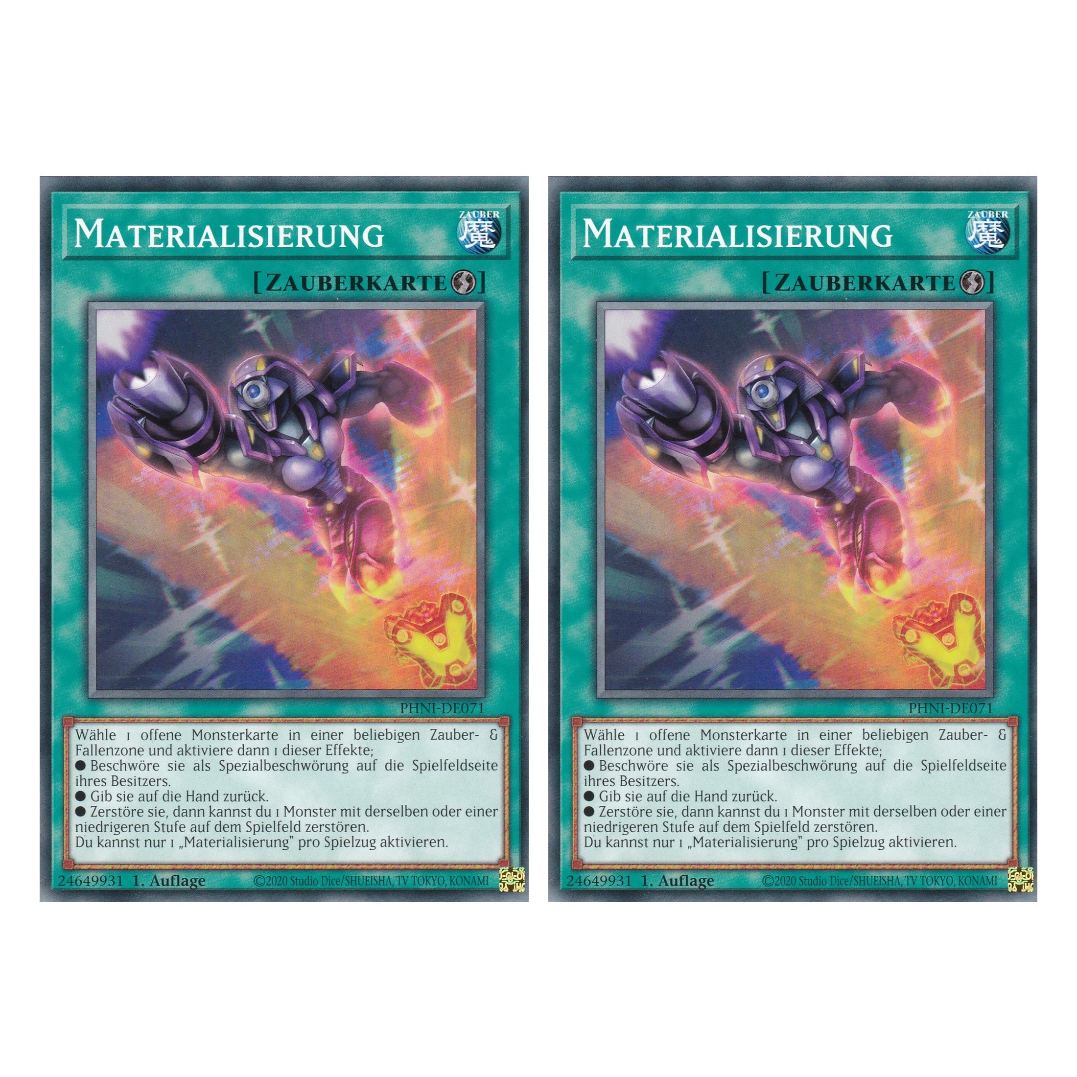 Materialisierung - PHNI-DE071 - Common - Deutsch - 1. Auflage - Phantom Nightmare - Duo Set (2 Stück) - Yu-Gi-Oh!