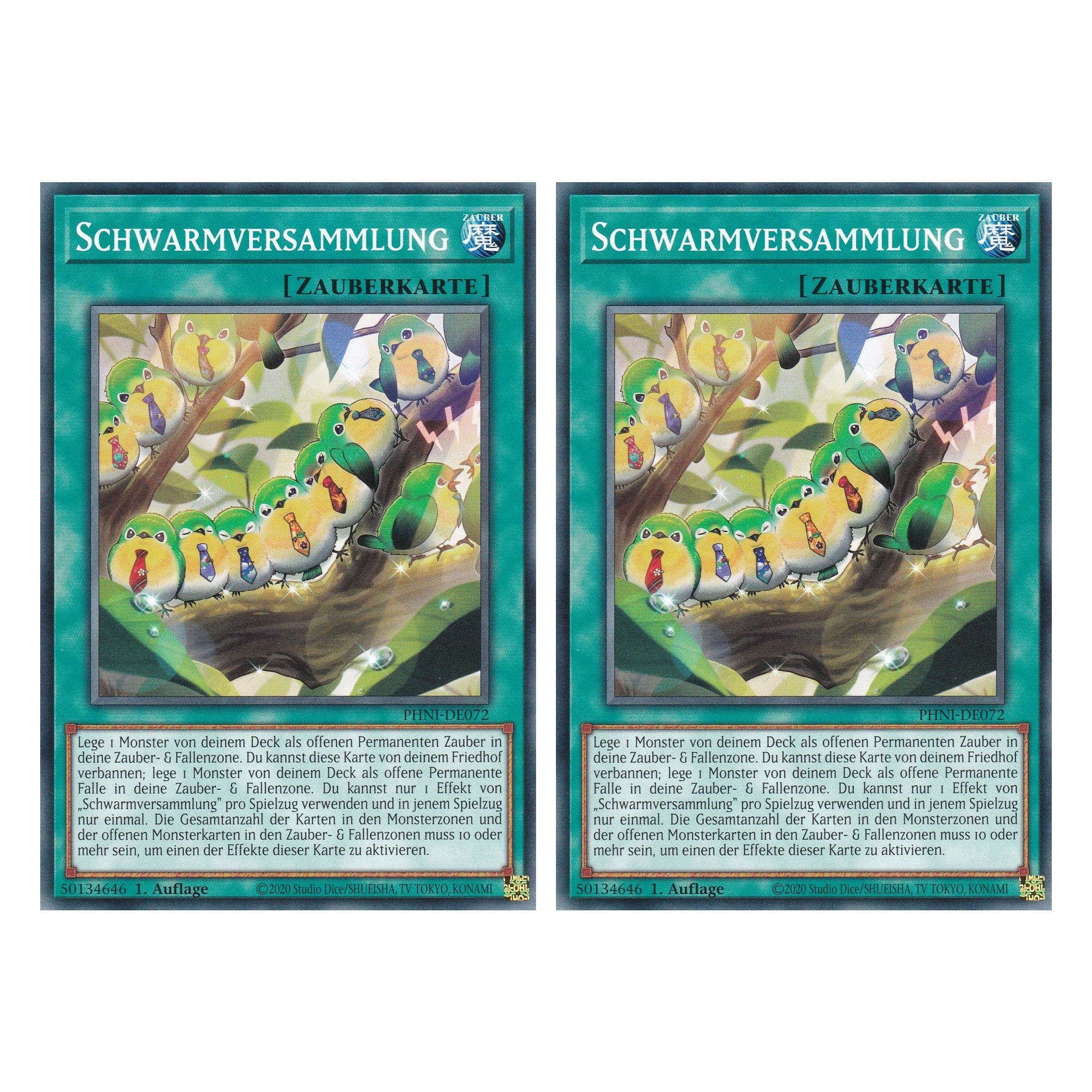 Schwarmversammlung - PHNI-DE072 - Common - Deutsch - 1. Auflage - Phantom Nightmare - Duo Set (2 Stück) - Yu-Gi-Oh!