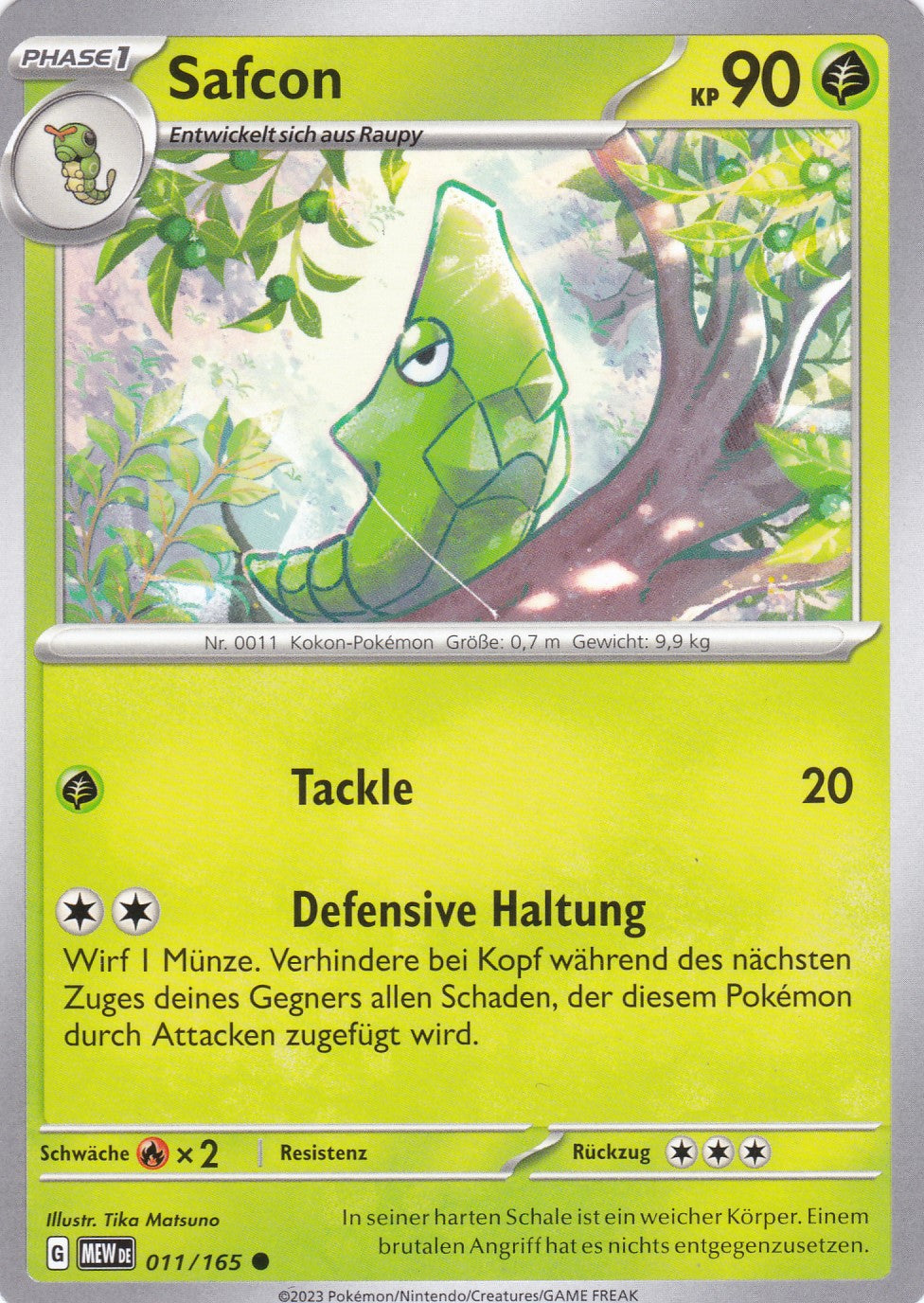 Safcon - 11 / 207 - Common - Karmesin & Purpur – 151 - Pokemon