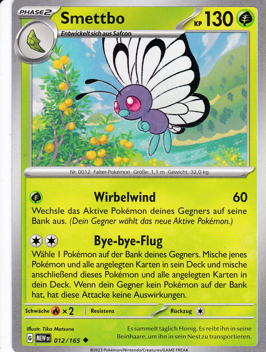 Smettbo - 12 / 207 - Uncommon - Karmesin & Purpur – 151 - Pokemon