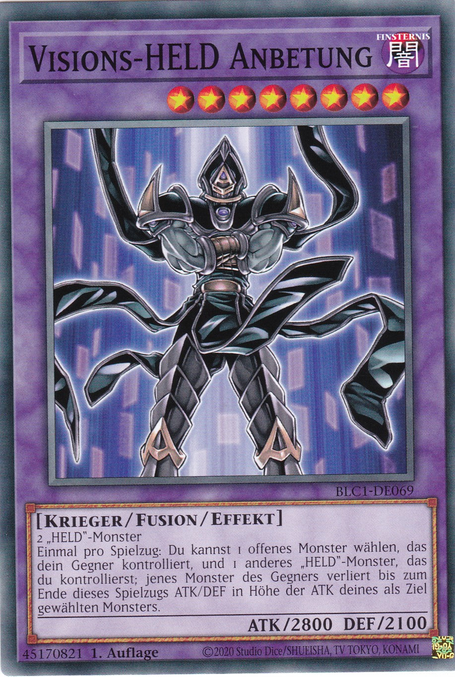 Visions-HELD Anbetung - BLC1-DE069 - Common - 1. Auflage - DEUTSCH - Battles of Legends: Chapter 1