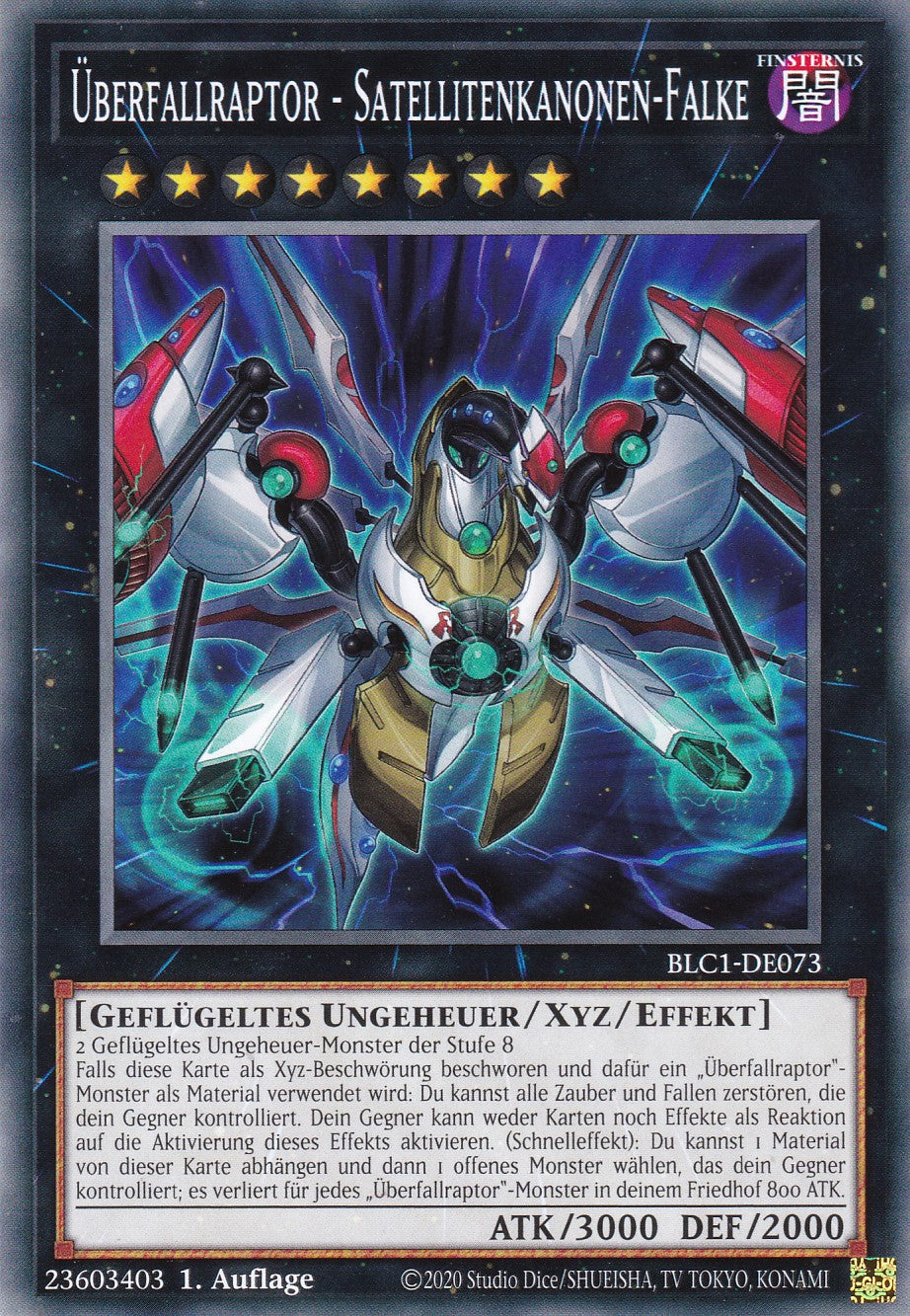 Überfallraptor - Satellitenkanonen-Falke - BLC1-DE073 - Common - 1. Auflage - DEUTSCH - Battles of Legends: Chapter 1