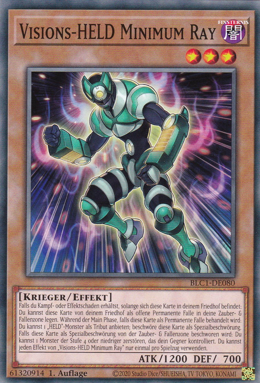 Visions-HELD Minimum Ray - BLC1-DE080 - Common - 1. Auflage - DEUTSCH - Battles of Legends: Chapter 1