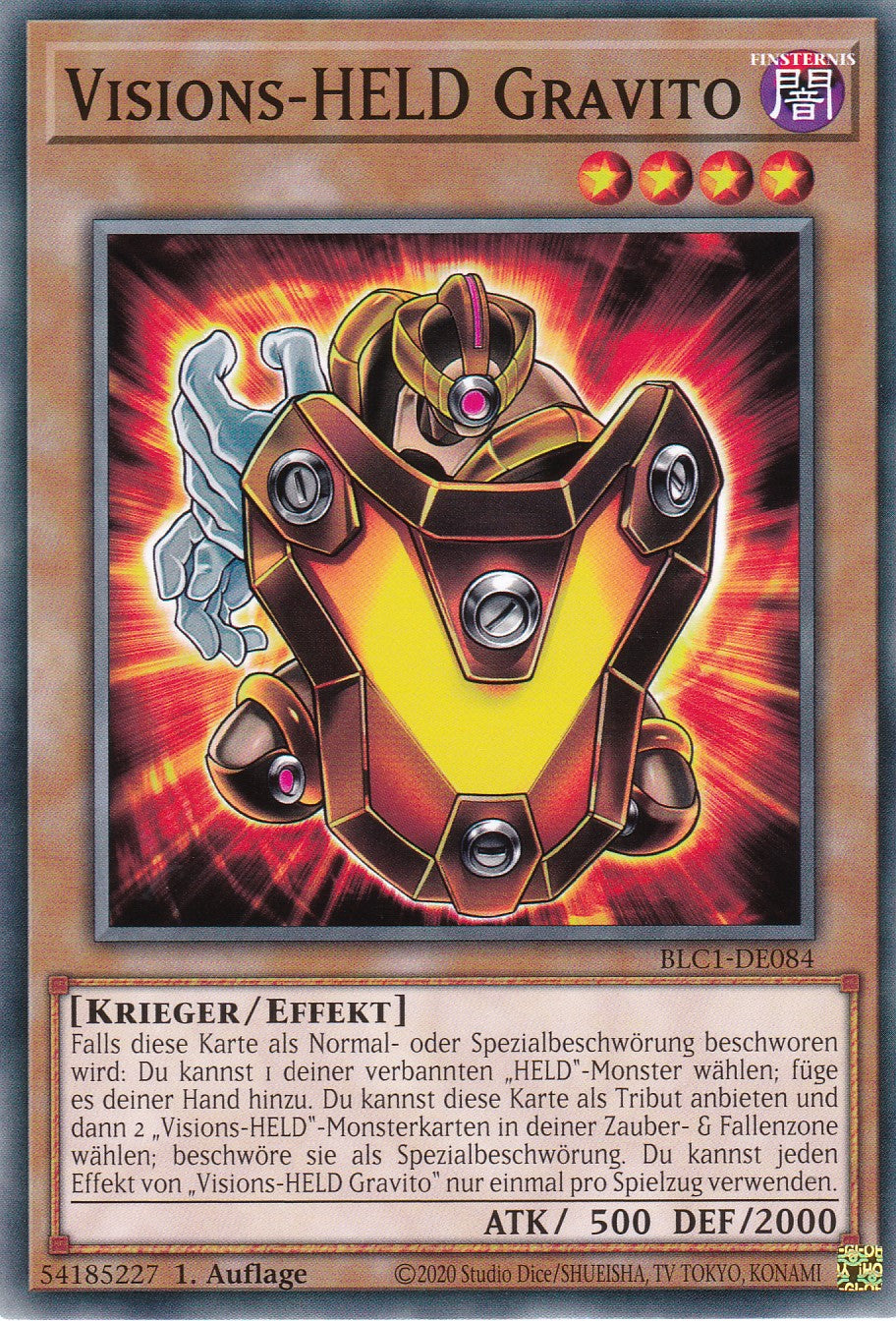 Visions-HELD Gravito - BLC1-DE084 - Common - 1. Auflage - DEUTSCH - Battles of Legends: Chapter 1