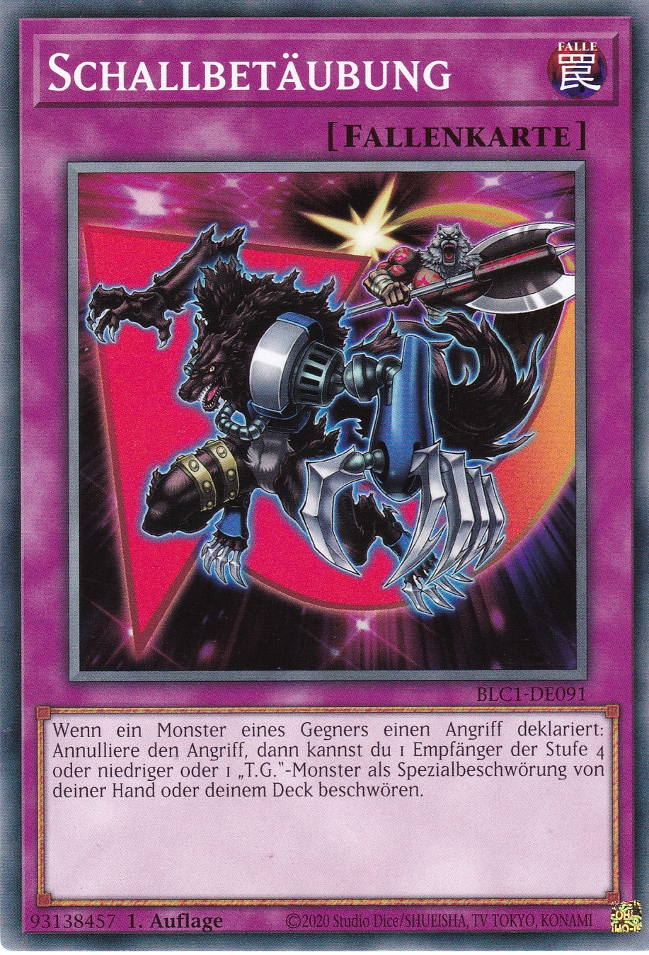 Schallbetäubung - BLC1-DE091 - Common - 1. Auflage - DEUTSCH - Battles of Legends: Chapter 1