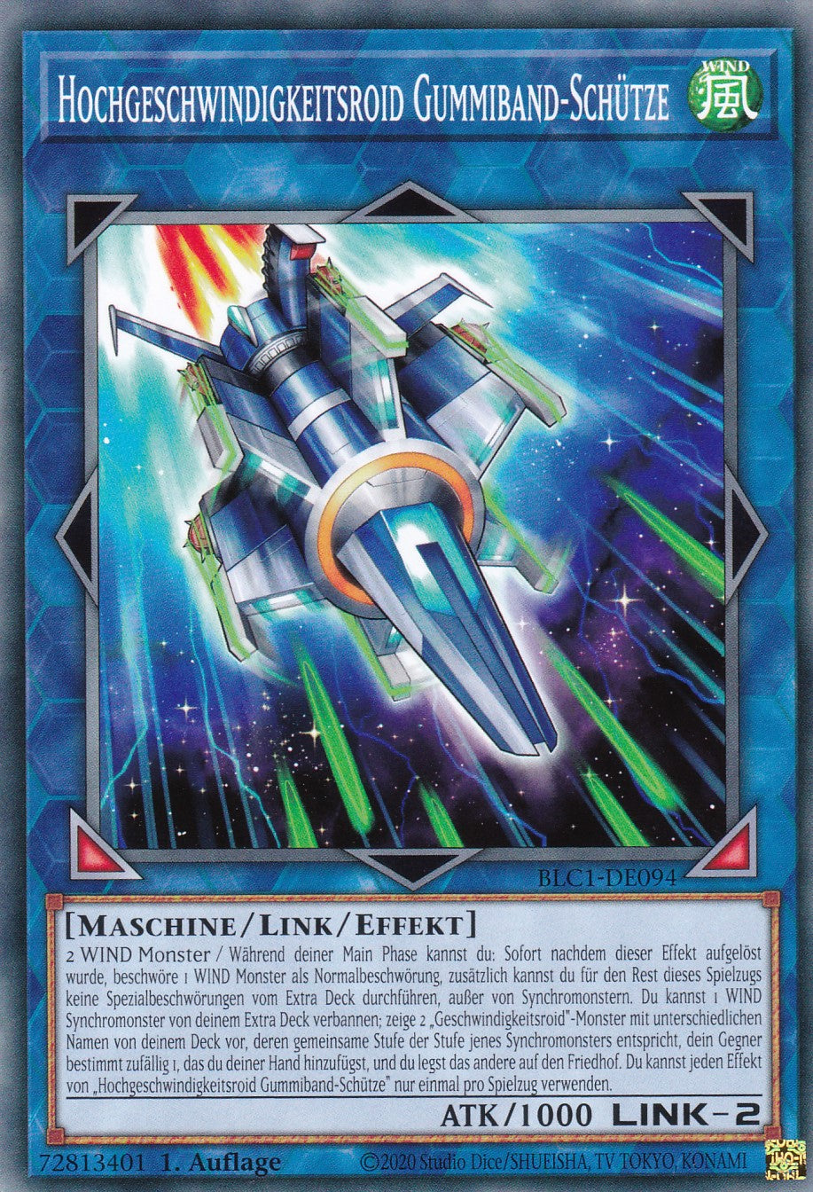 Hochgeschwindigkeitsroid Gummiband-Schütze - BLC1-DE094 - Common - 1. Auflage - DEUTSCH - Battles of Legends: Chapter 1